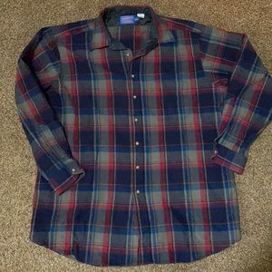 Pendleton 2x tall plaid shirt